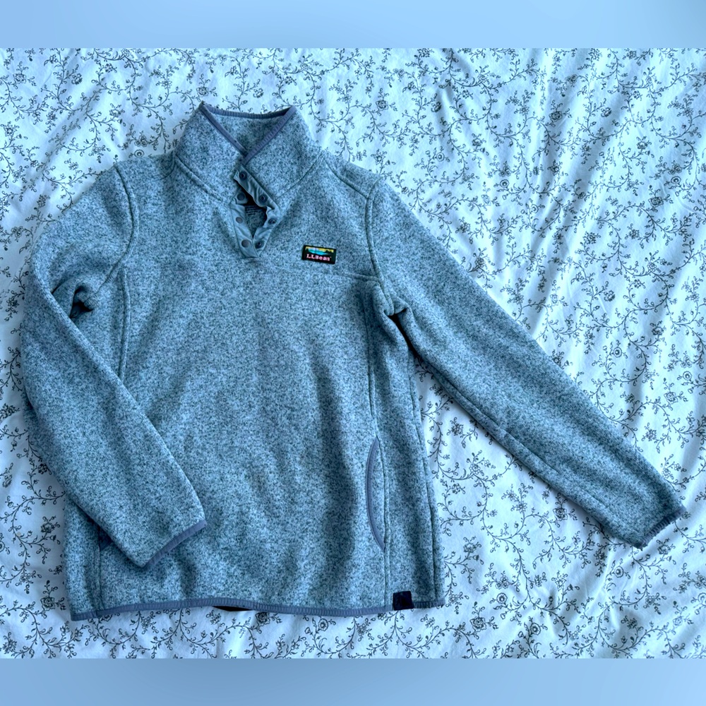 LL Bean Gray Pullover